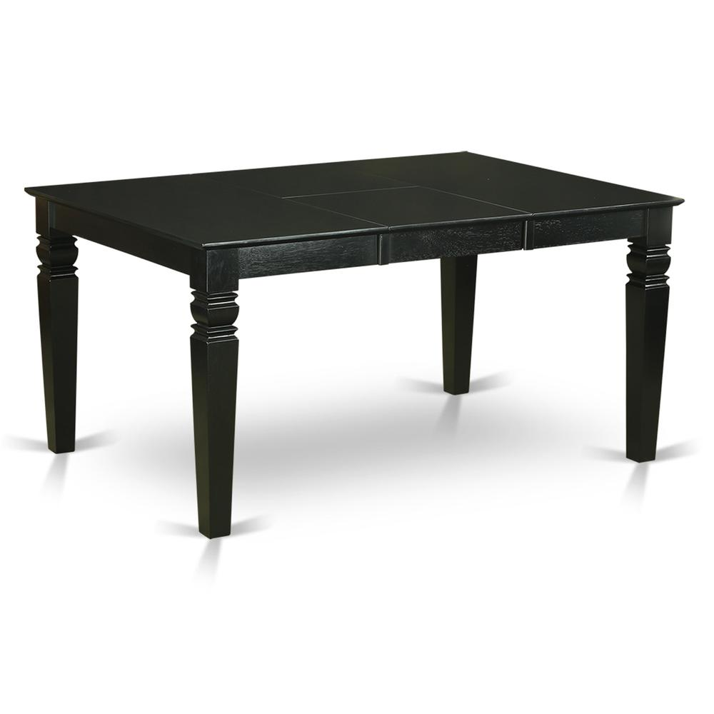 Dining Room Set Black, WECL5-BLK-W