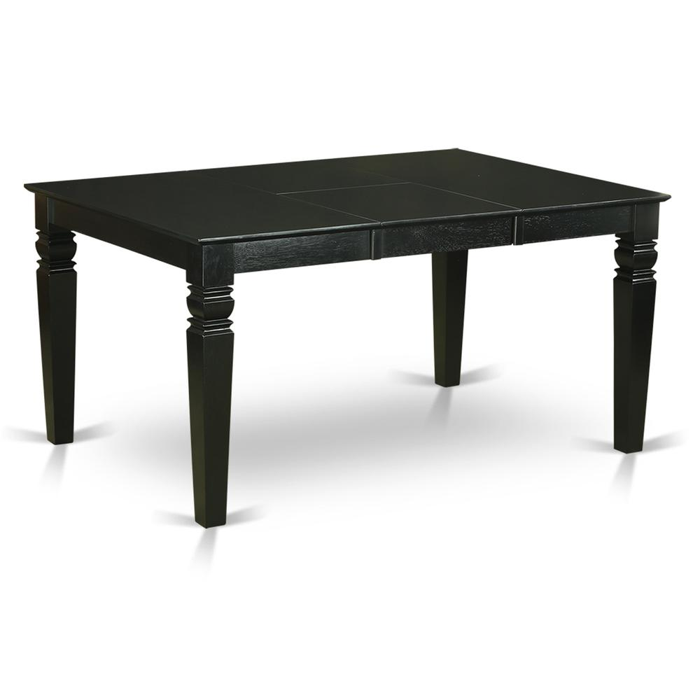 Dining Room Set Black, WECL7-BLK-C