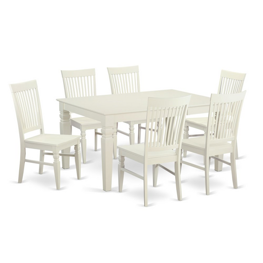 7  Pc  Dining  room  set-Dining  Table  and  6  Dining  Chairs