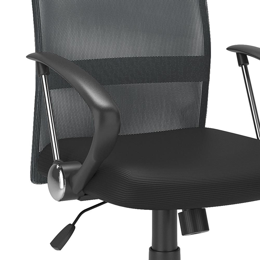 Workspace Office Chair with Contoured Dark Grey Mesh Back