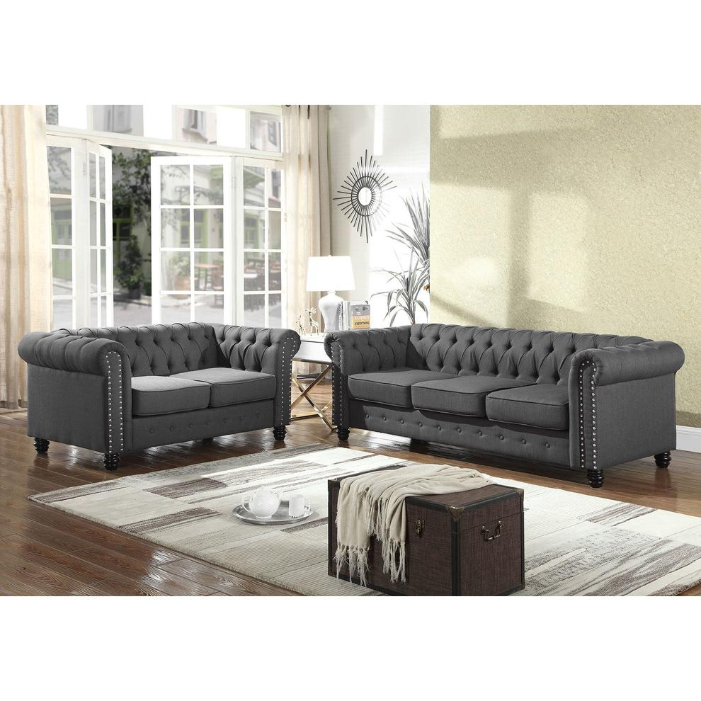 Venice Upholstered Living Sofa