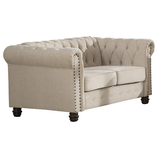 Venice Upholstered Living Loveseat