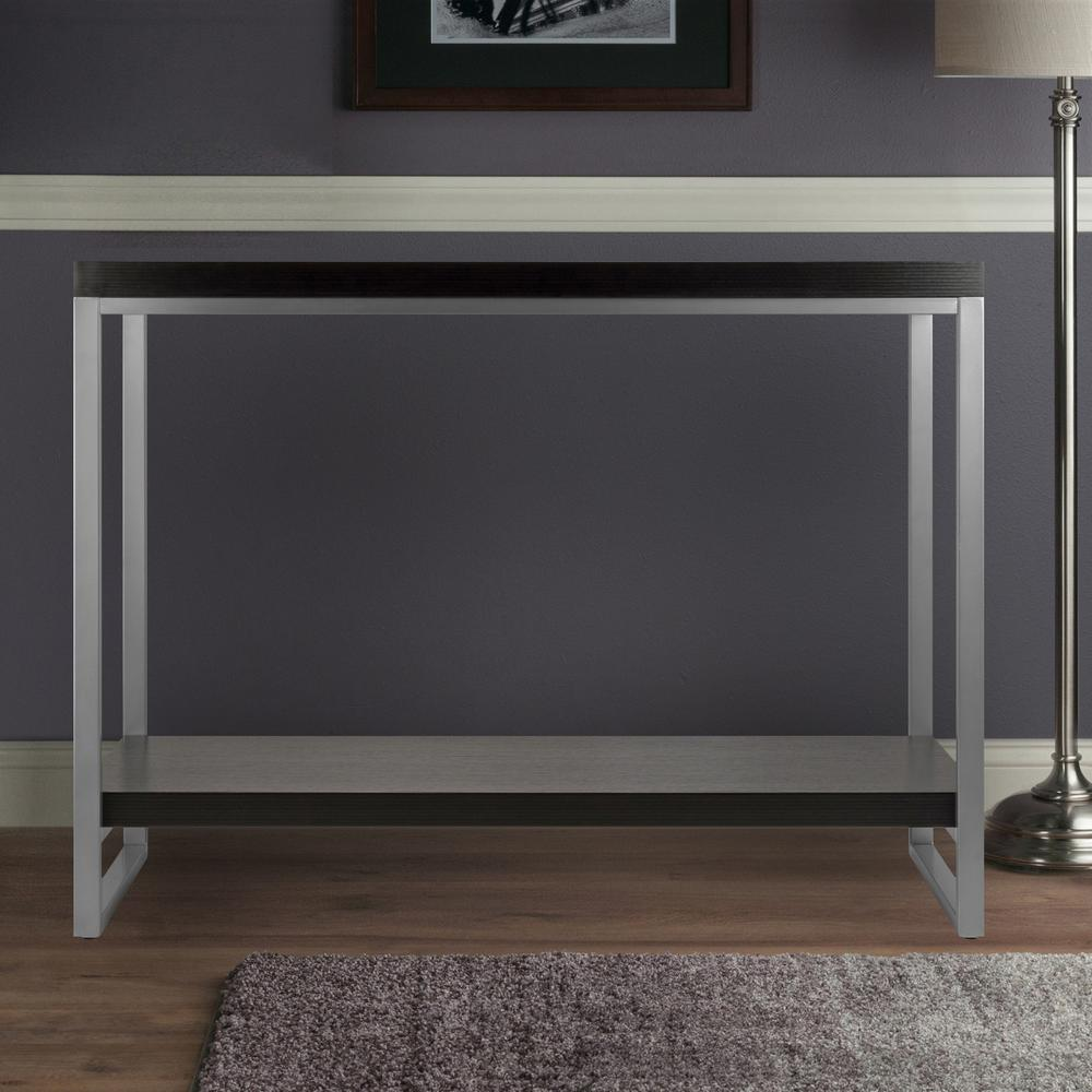 Jared Console Table, Enamel Steel Tube