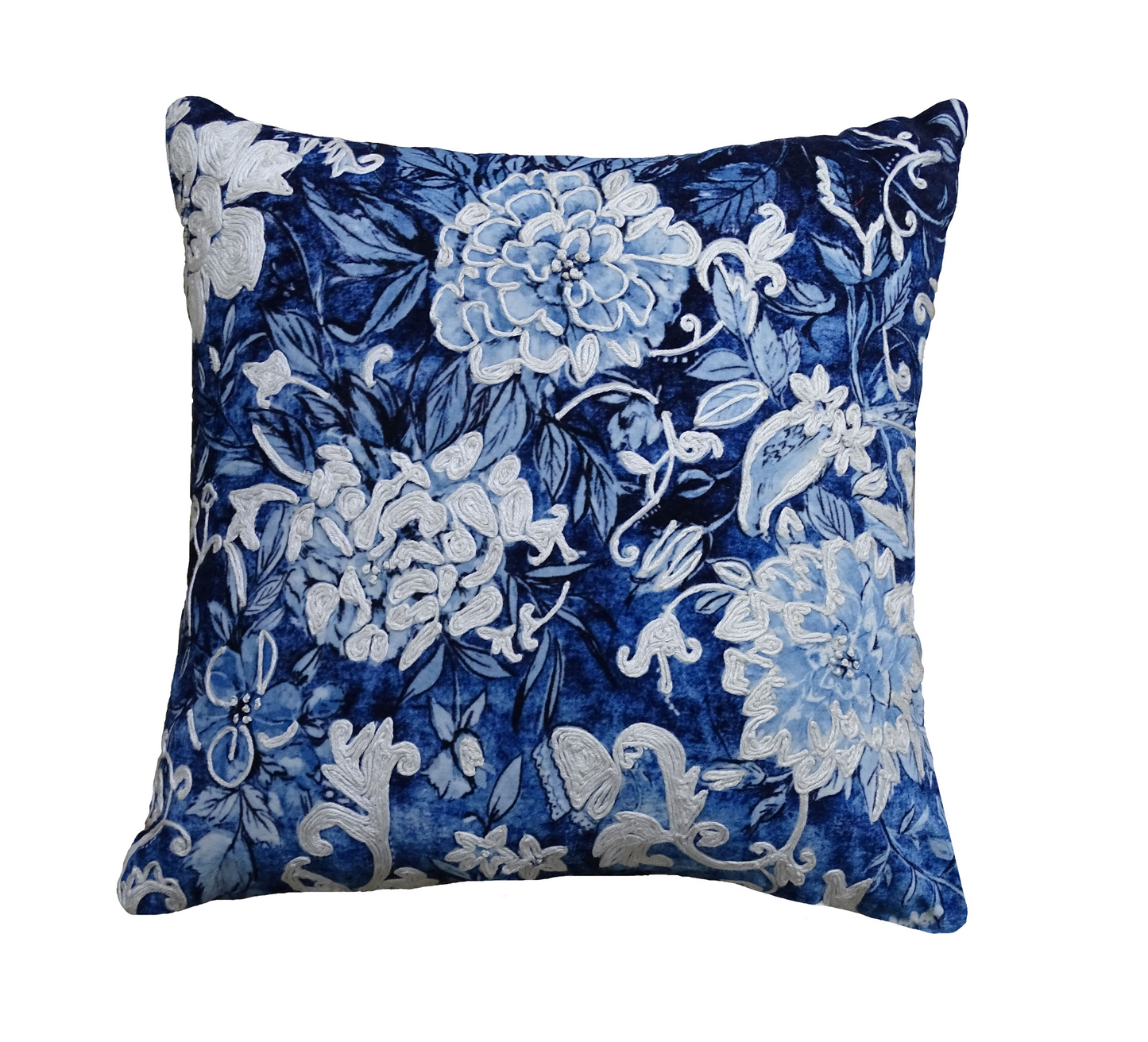 Decorative Throw Pillow Cover Fall Collection Blue & White