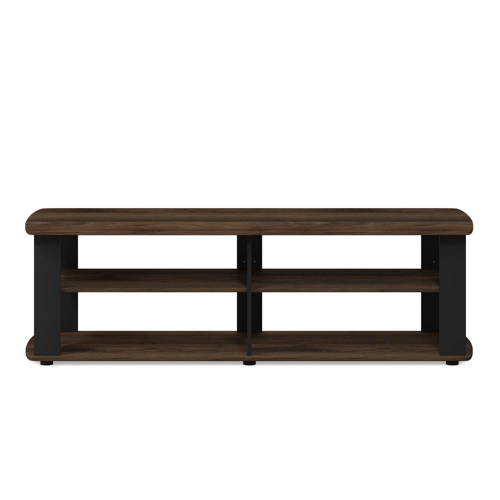 Furinno Nelly Entertainment Center TV Stand, Columbia Walnut/Black