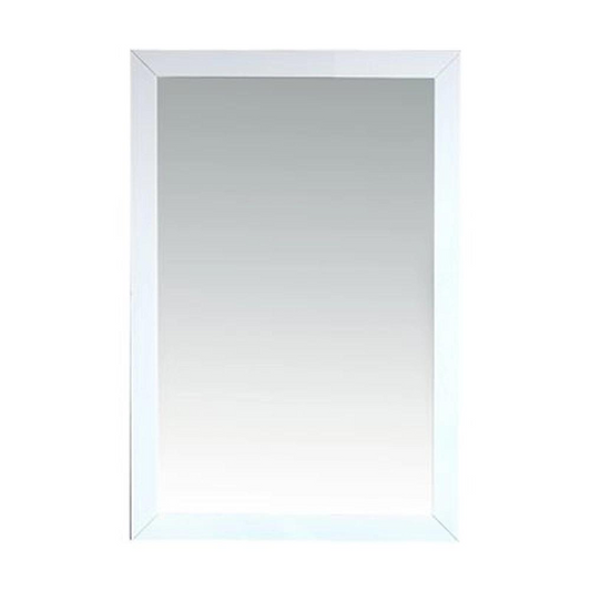 Fully Framed 24" White Mirror