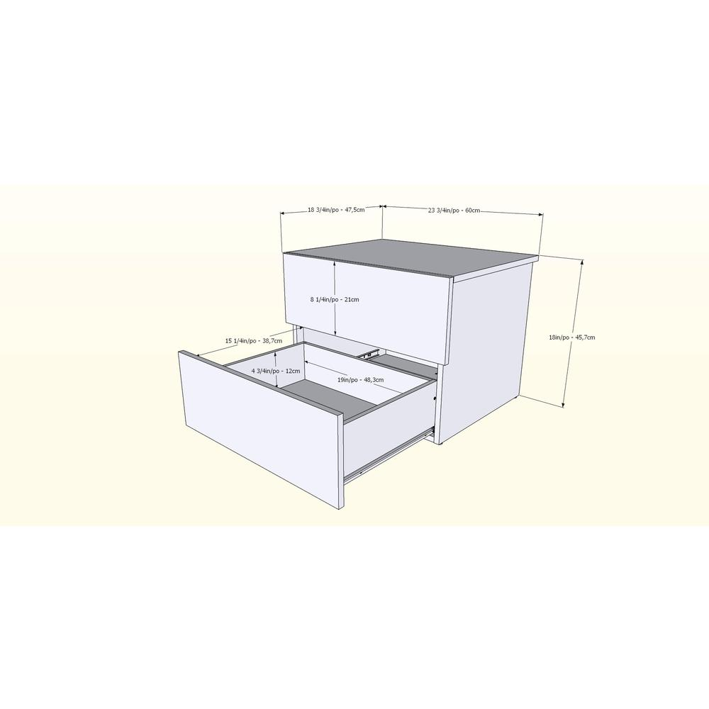 Esker 4 Piece Twin Size Bedroom Set, Natural Maple and White