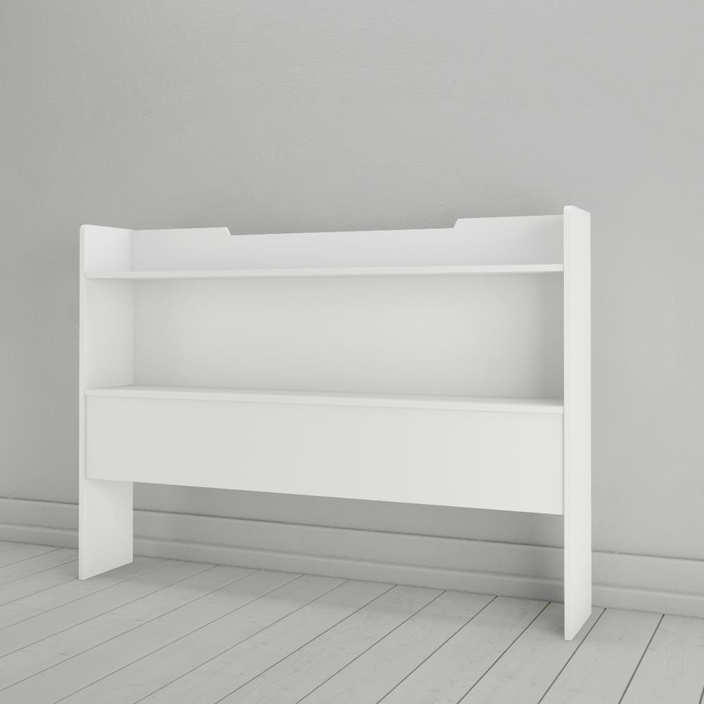 Nexera 2 Piece Full Size Storage Bedroom Set, White