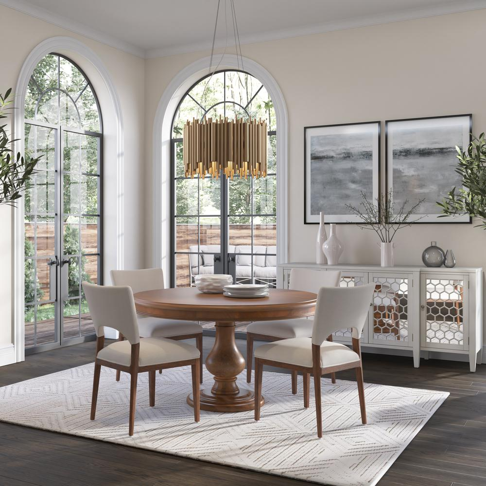 Adrienne 54" Round Dining Table by Kosas Home