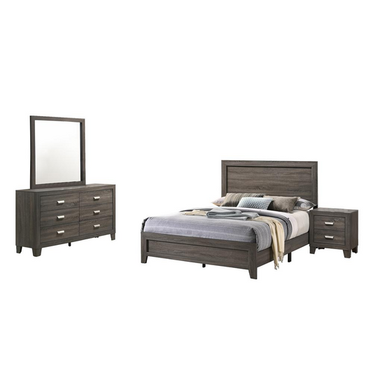 Anastasia 4 Piece Bedroom Set, Full