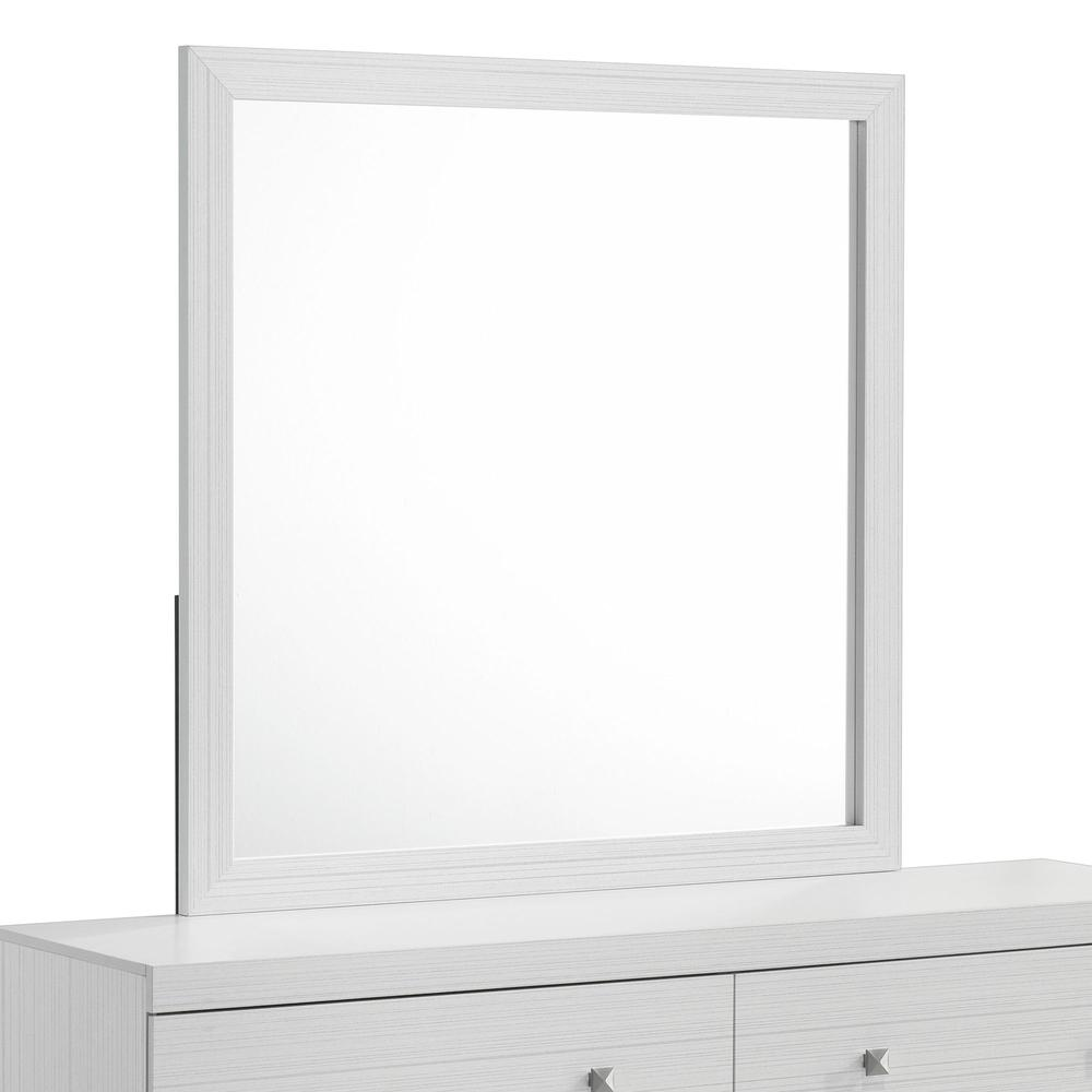 Picket House Furnishings Icon 6-Drawer Dresser & Mirror Set in White