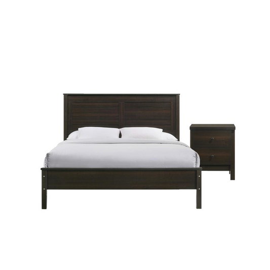 Picket House Furnishings Cian Queen Panel 2PC Bedroom Set in Espresso