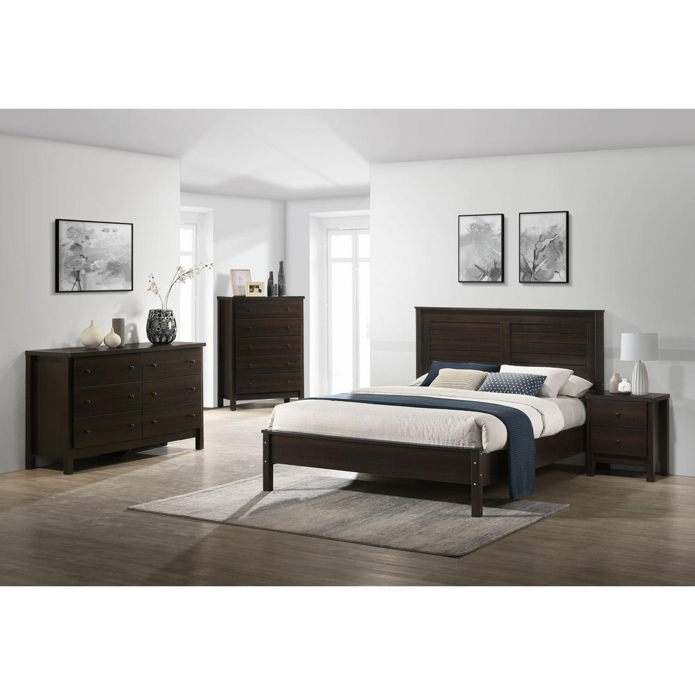 Picket House Furnishings Cian Queen Panel 2PC Bedroom Set in Espresso