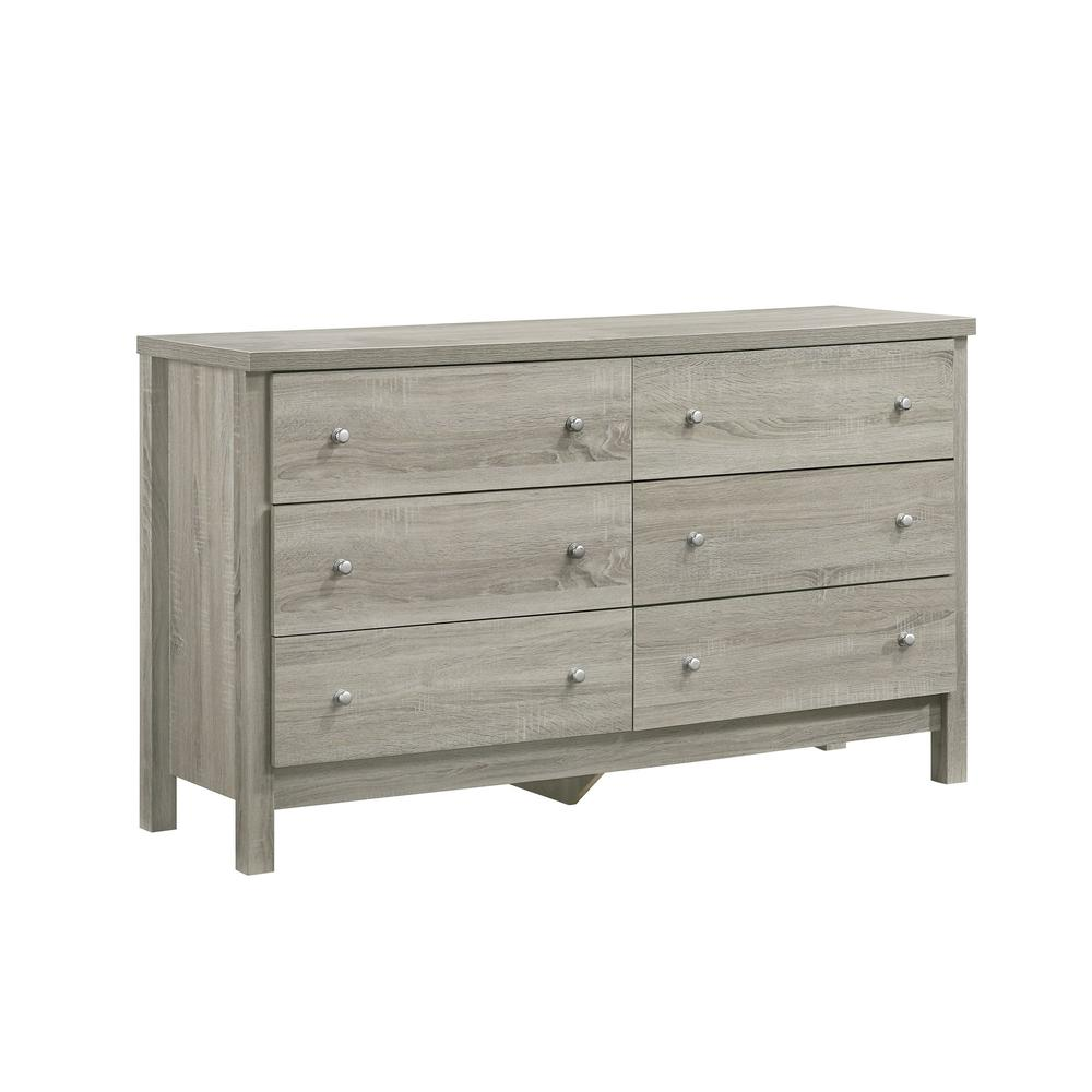 Picket House Furnishings Cian Queen Panel 4PC Bedroom Set in Grey