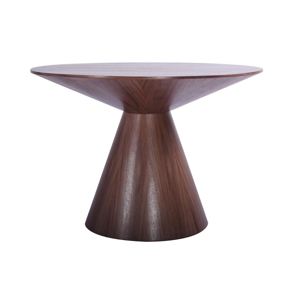 Kira Round Dining Table in Walnut