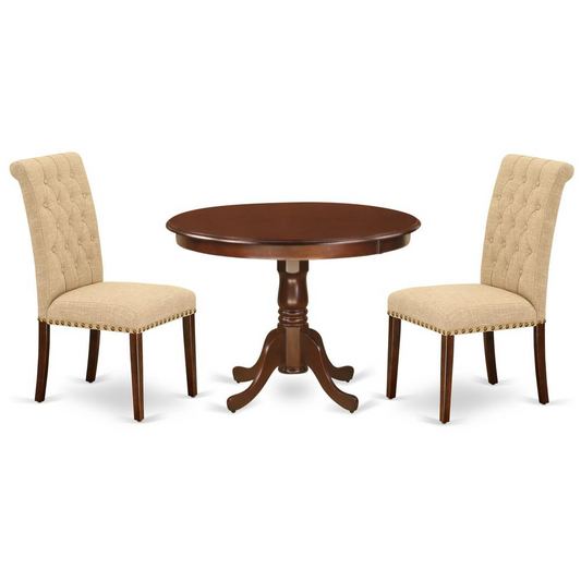 Dining Room Set Mahogany, HLBR3-MAH-04