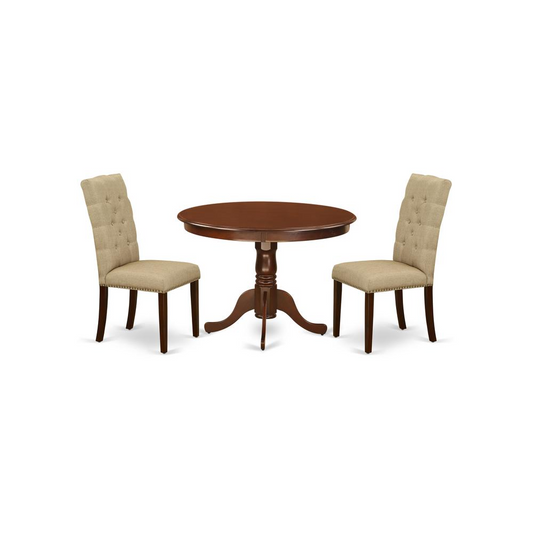 Dining Room Set Mahogany, HLEL3-MAH-16