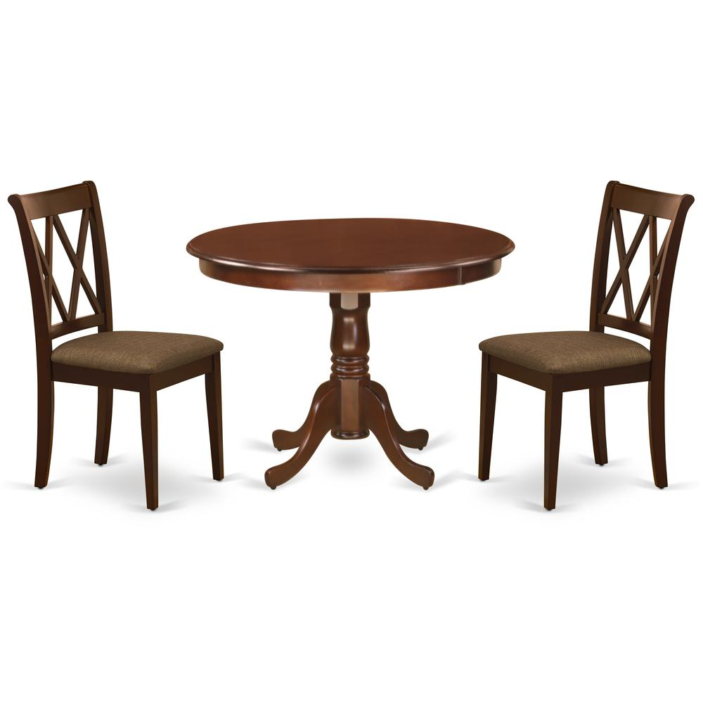 Dining Room Set Mahogany, HLCL3-MAH-C