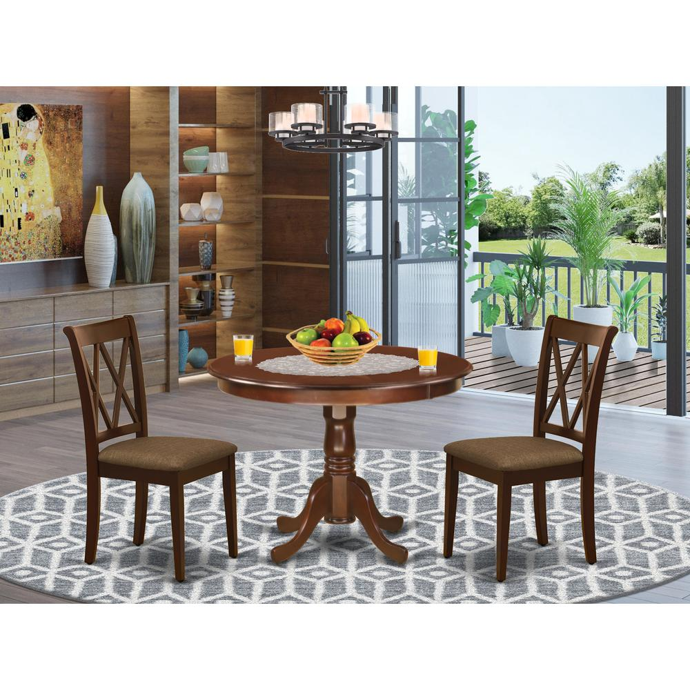 Dining Room Set Mahogany, HLCL3-MAH-C