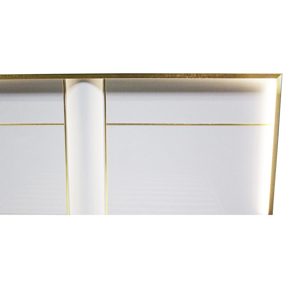 Havana White With Gold Trimming  5-Piece Bedroom Set