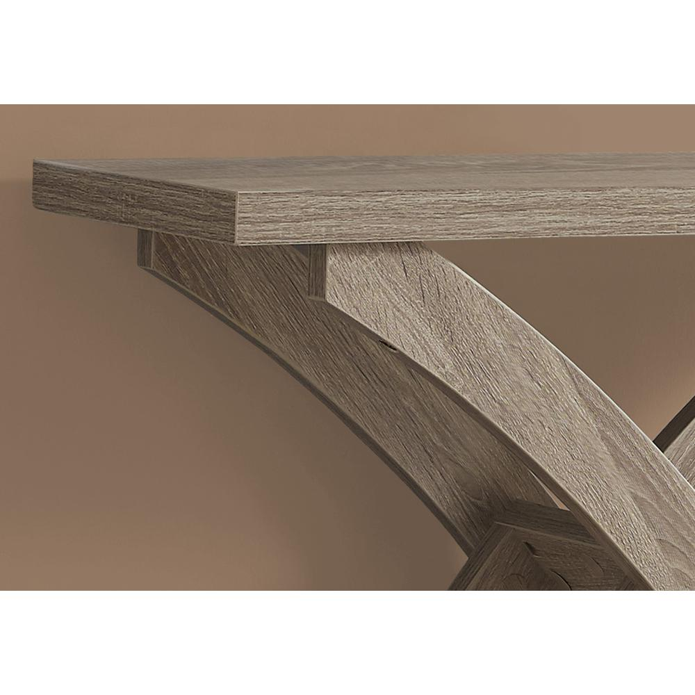 CONSOLE TABLE - 32"L / DARK TAUPE