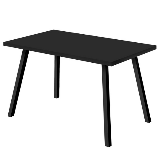 DINING TABLE - 36"X 60" / BLACK / BLACK METAL