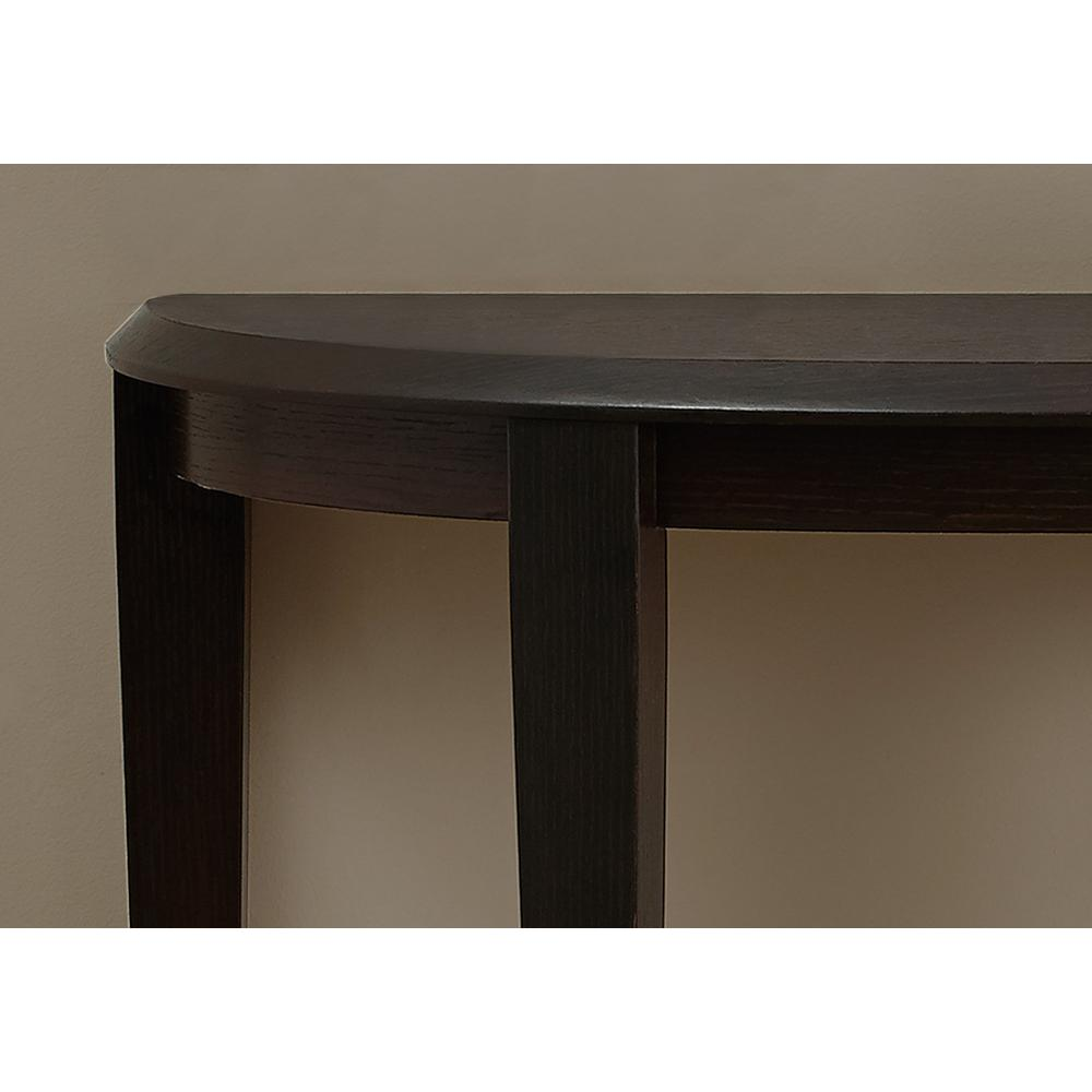 ACCENT TABLE - 36"L  / CAPPUCCINO HALL CONSOLE