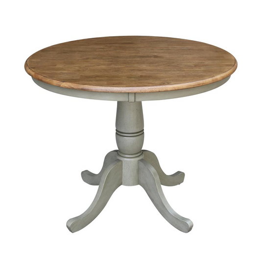 36" Round Top Pedestal Table - Dining Height -