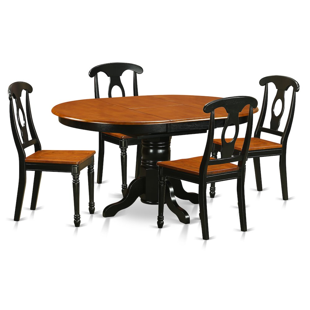 5  Pc  Dining  room  set-Oval  Dining  Table  in  conjuction  with  4  Dining  Chairs.