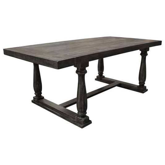 Katrina Weathered Gray Rectangular Dining Table