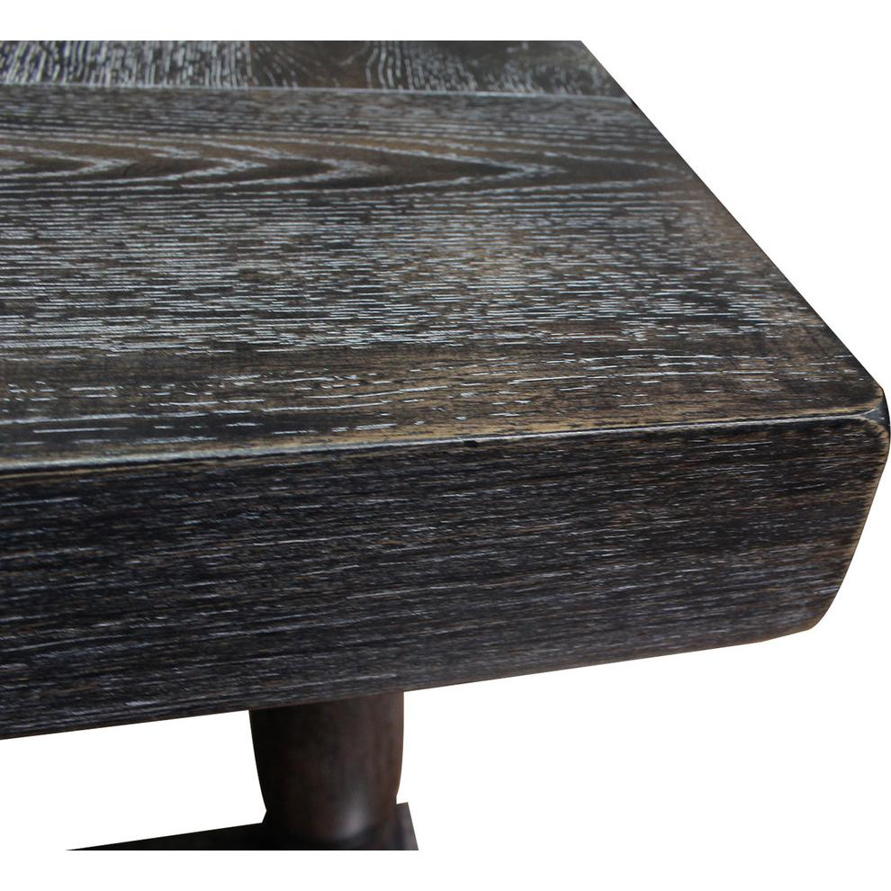 Katrina Weathered Gray Rectangular Dining Table