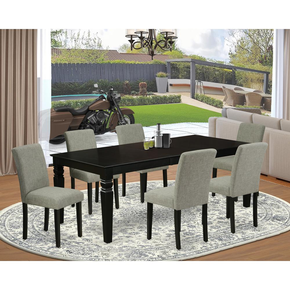 Dining Room Set Black, LGAB7-BLK-06