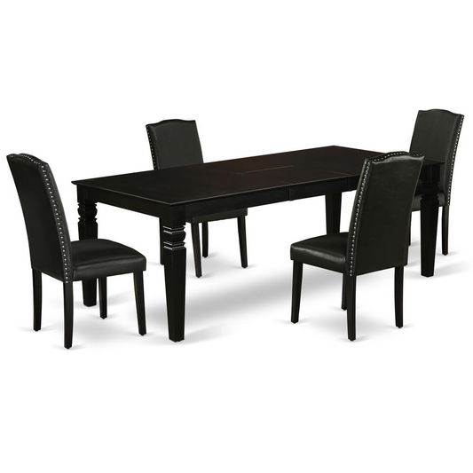 Dining Room Set Black, LGEN5-BLK-69