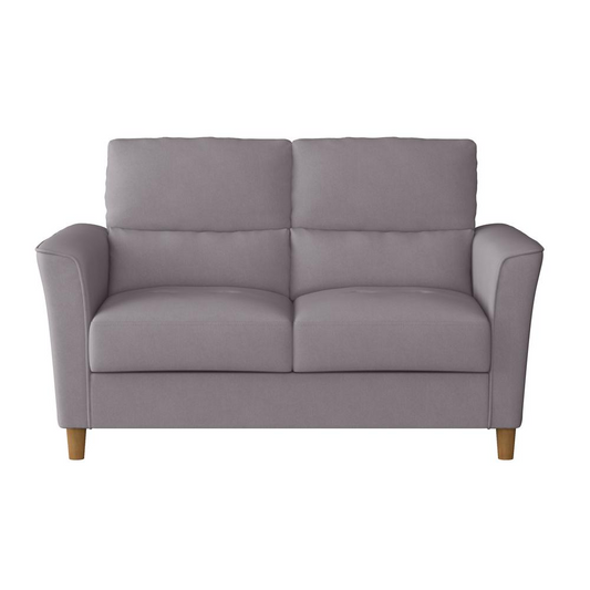 CorLiving Georgia Light Grey Upholstered Loveseat Sofa