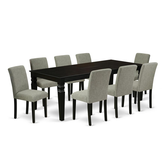 Dining Room Set Black, LGAB9-BLK-06