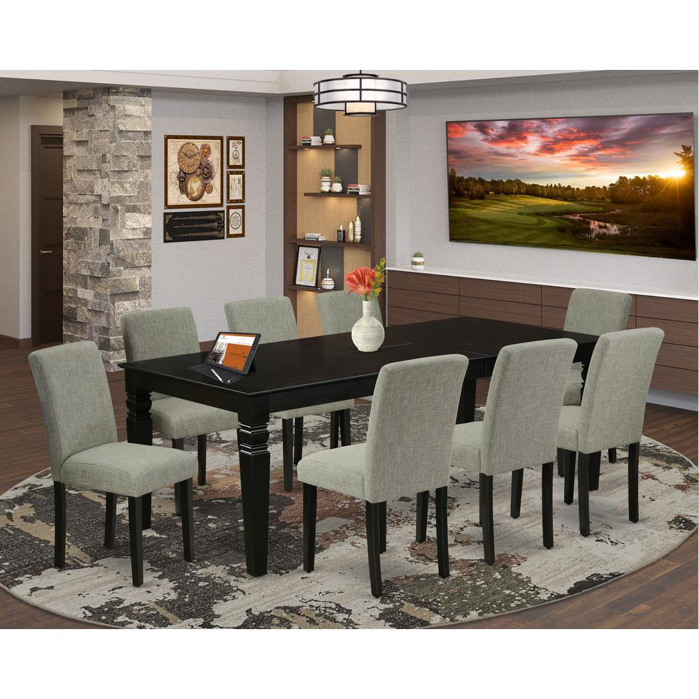 Dining Room Set Black, LGAB9-BLK-06