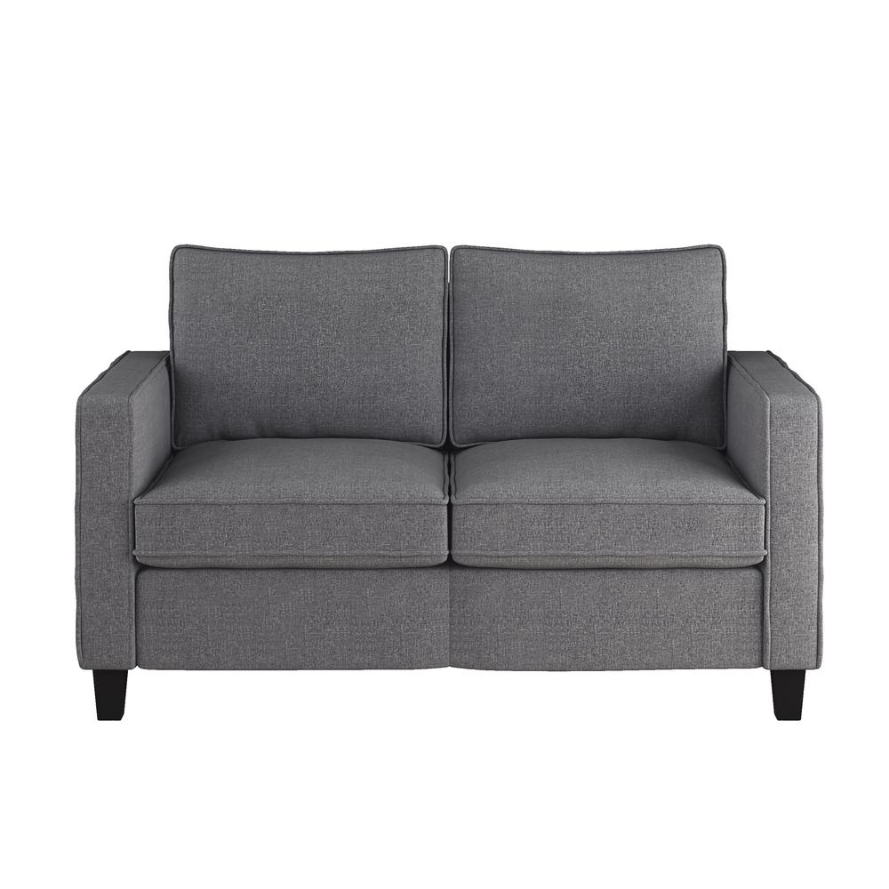 CorLiving Georgia Grey Fabric Loveseat Sofa