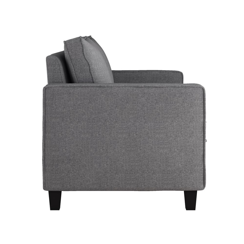 CorLiving Georgia Grey Fabric Loveseat Sofa