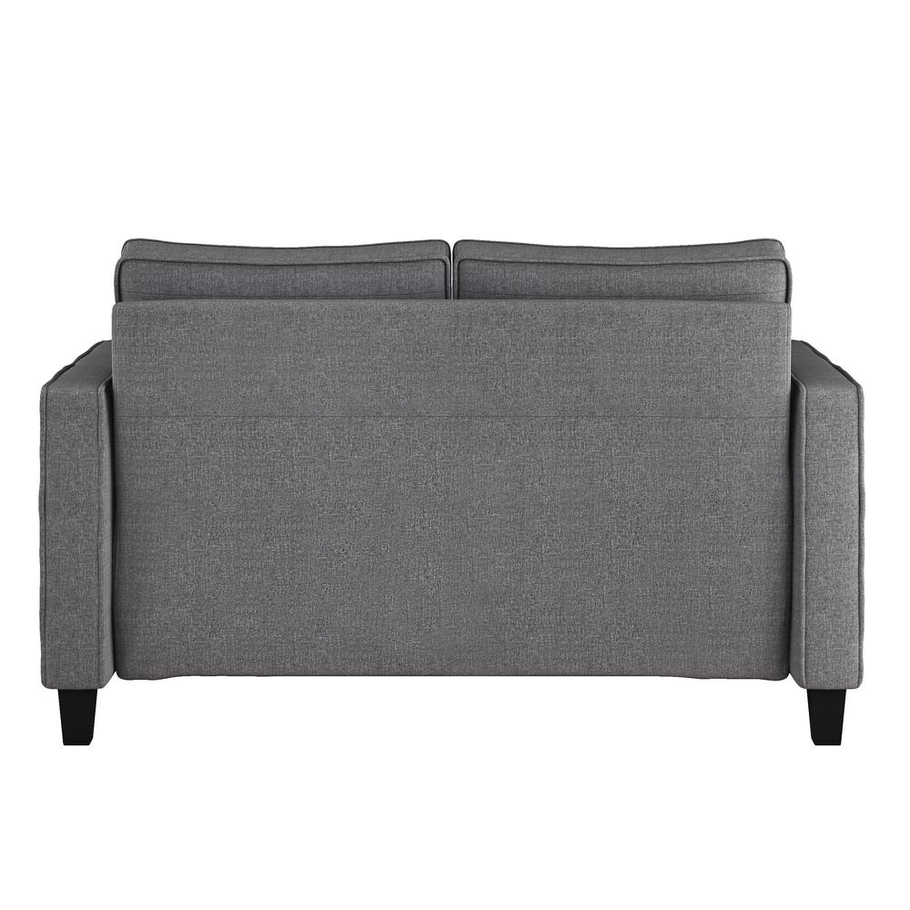 CorLiving Georgia Grey Fabric Loveseat Sofa