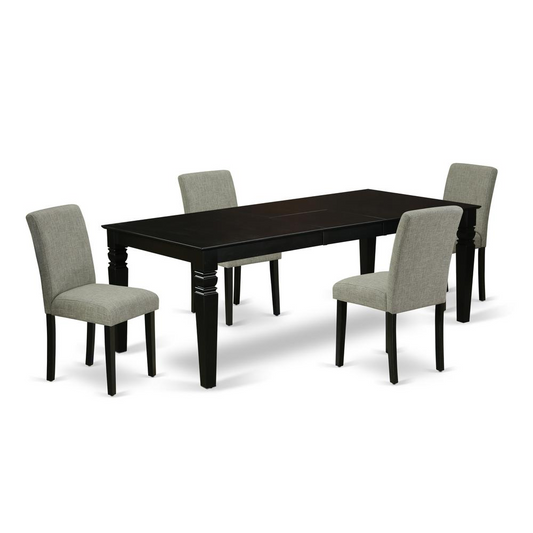 Dining Room Set Black, LGAB5-BLK-06