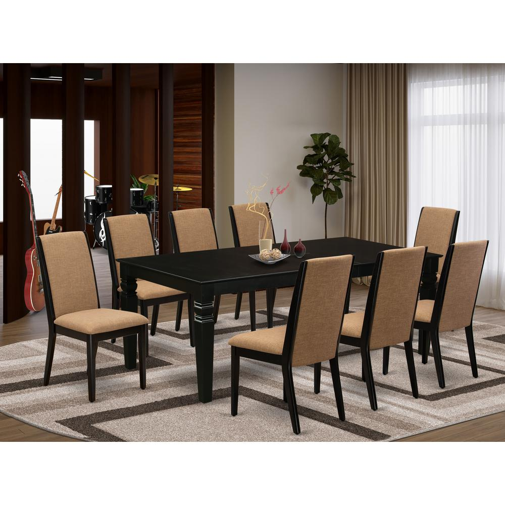 Dining Room Set Black, LGLA9-BLK-47