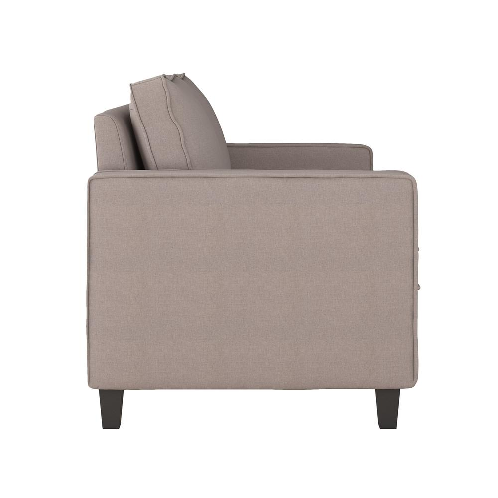 CorLiving Georgia Taupe Fabric Loveseat Sofa