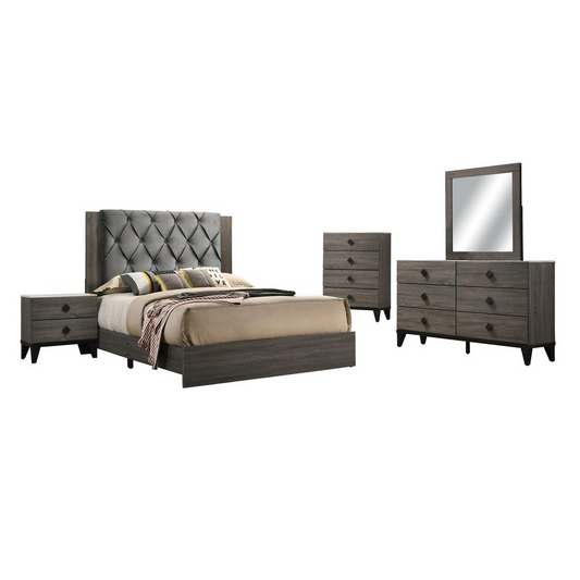 Madelyn 5 Piece Bedroom Set with Chest, California King