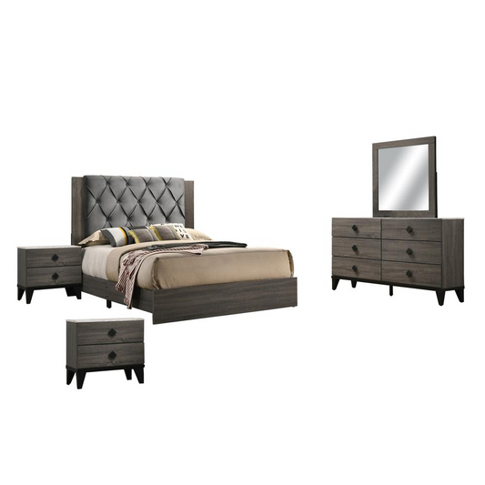 Madelyn 5 Piece Bedroom Set with extra Night Stand, California King