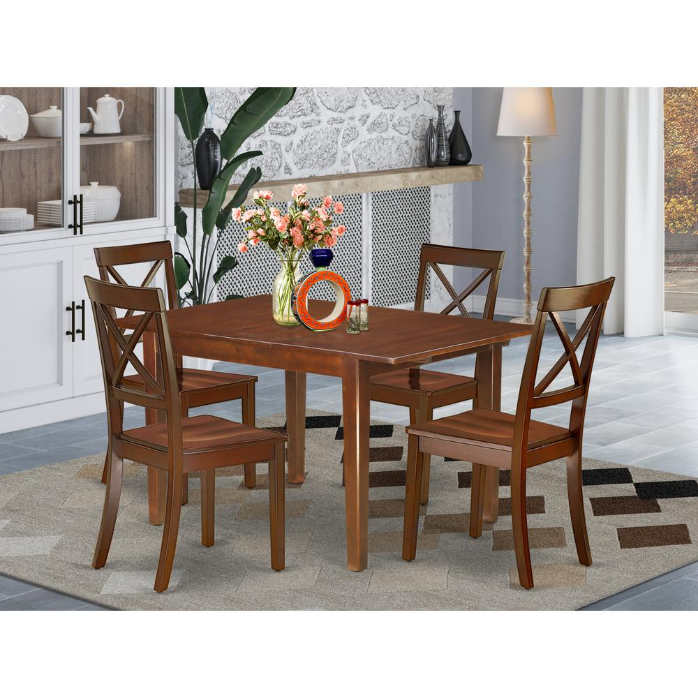 Dining Room Set Mahogany, MLBO5-MAH-W