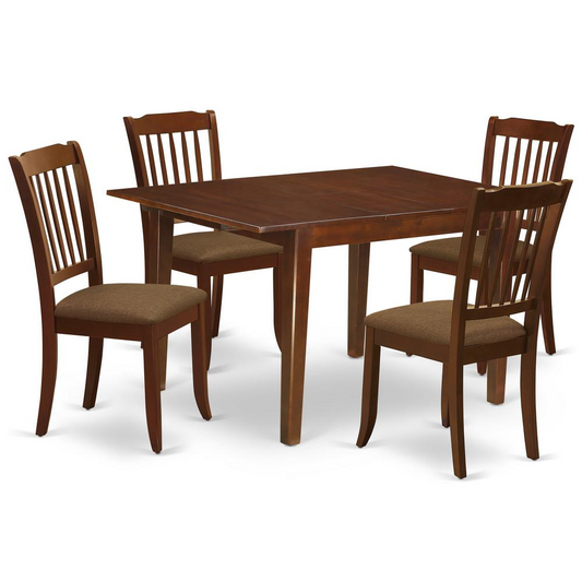 Dining Room Set Mahogany, MLDA5-MAH-C