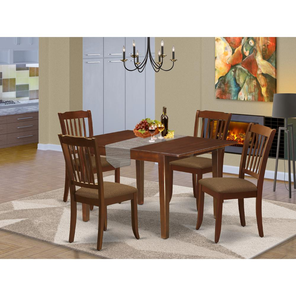 Dining Room Set Mahogany, MLDA5-MAH-C