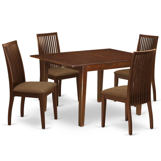 Dining Room Set Mahogany, MLIP5-MAH-C