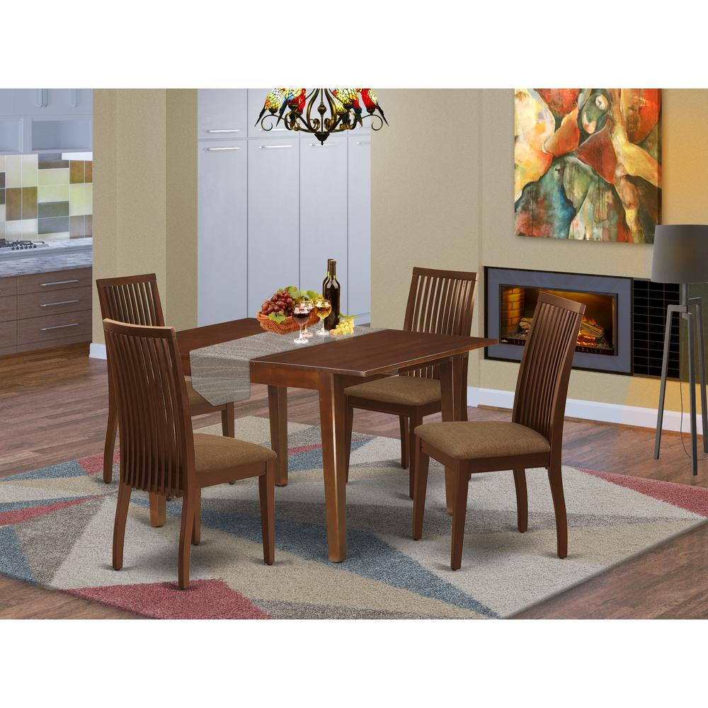 Dining Room Set Mahogany, MLIP5-MAH-C