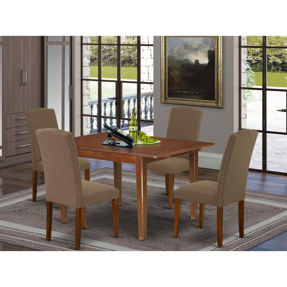 Dining Room Set Mahogany, MLEN5-MAH-18